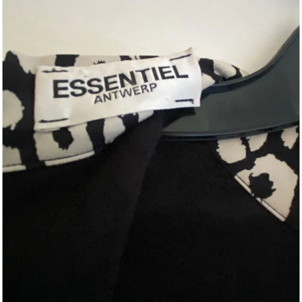 Essentiel Antwerp Silk Leopard Floral KABBEY Dress Size 38 (4) - Long Sleeve - Picture 10 of 16